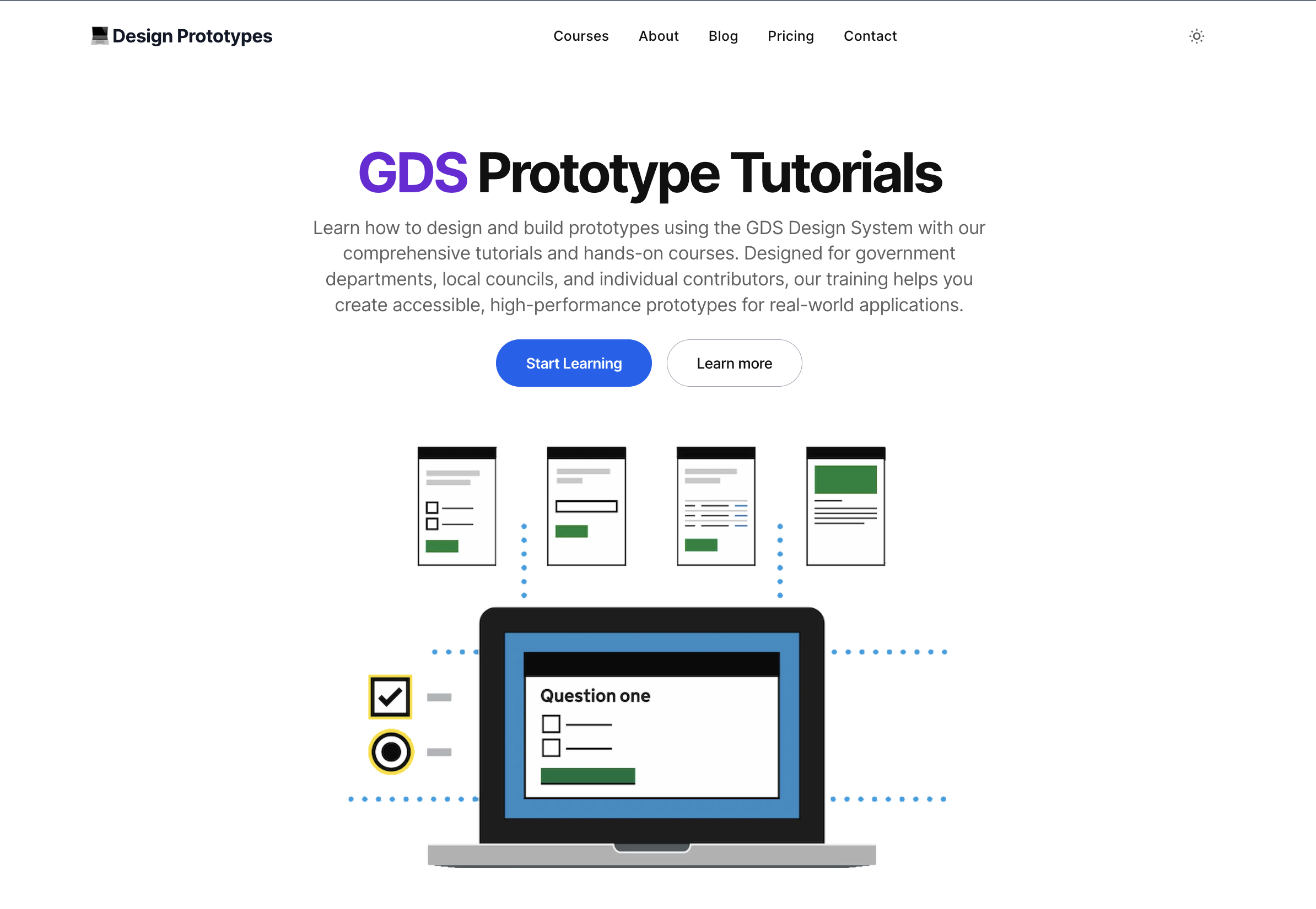 Design Prototypes: a GDS learning platform built on Rails