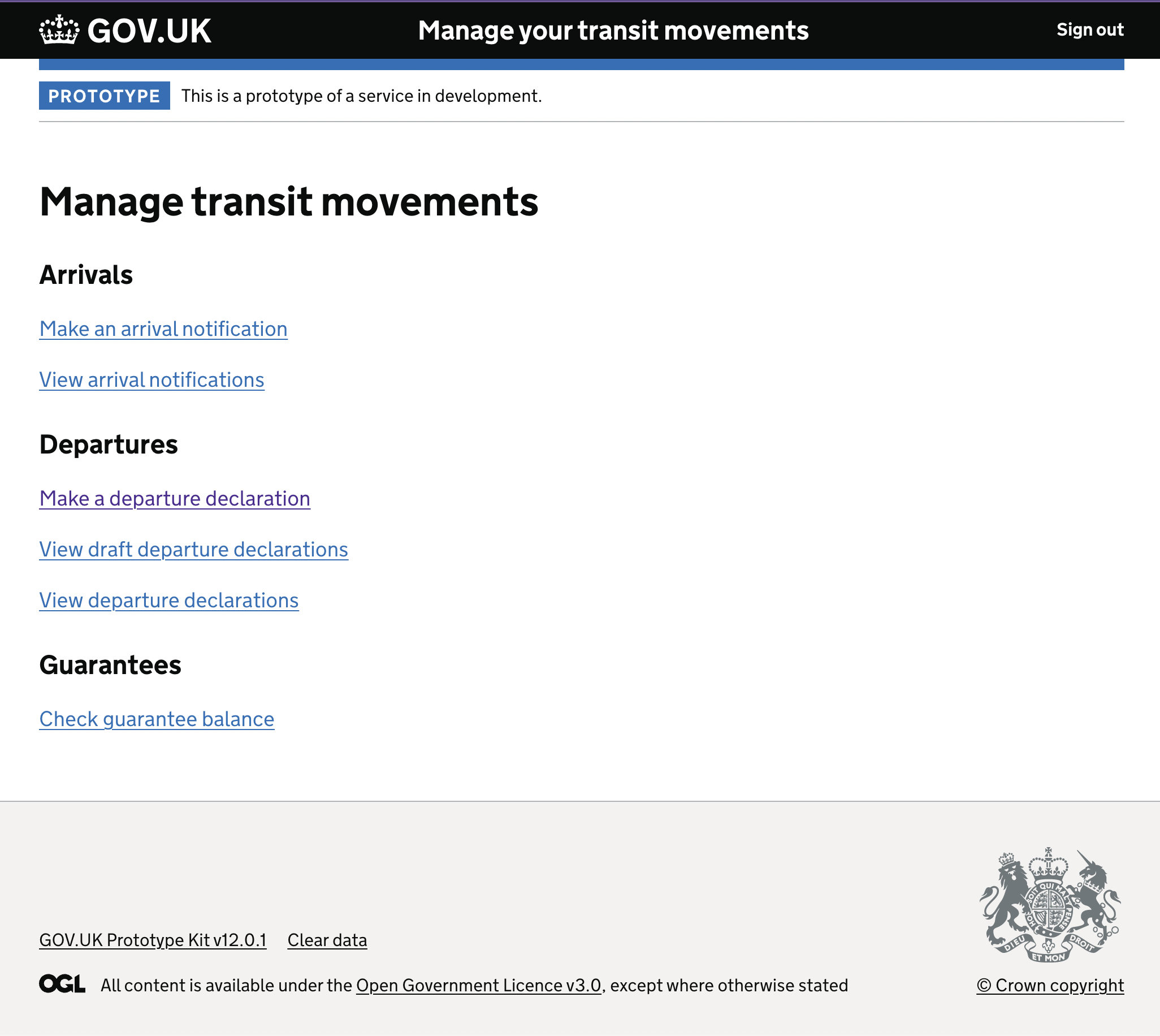 Homepage and pre-task list entry