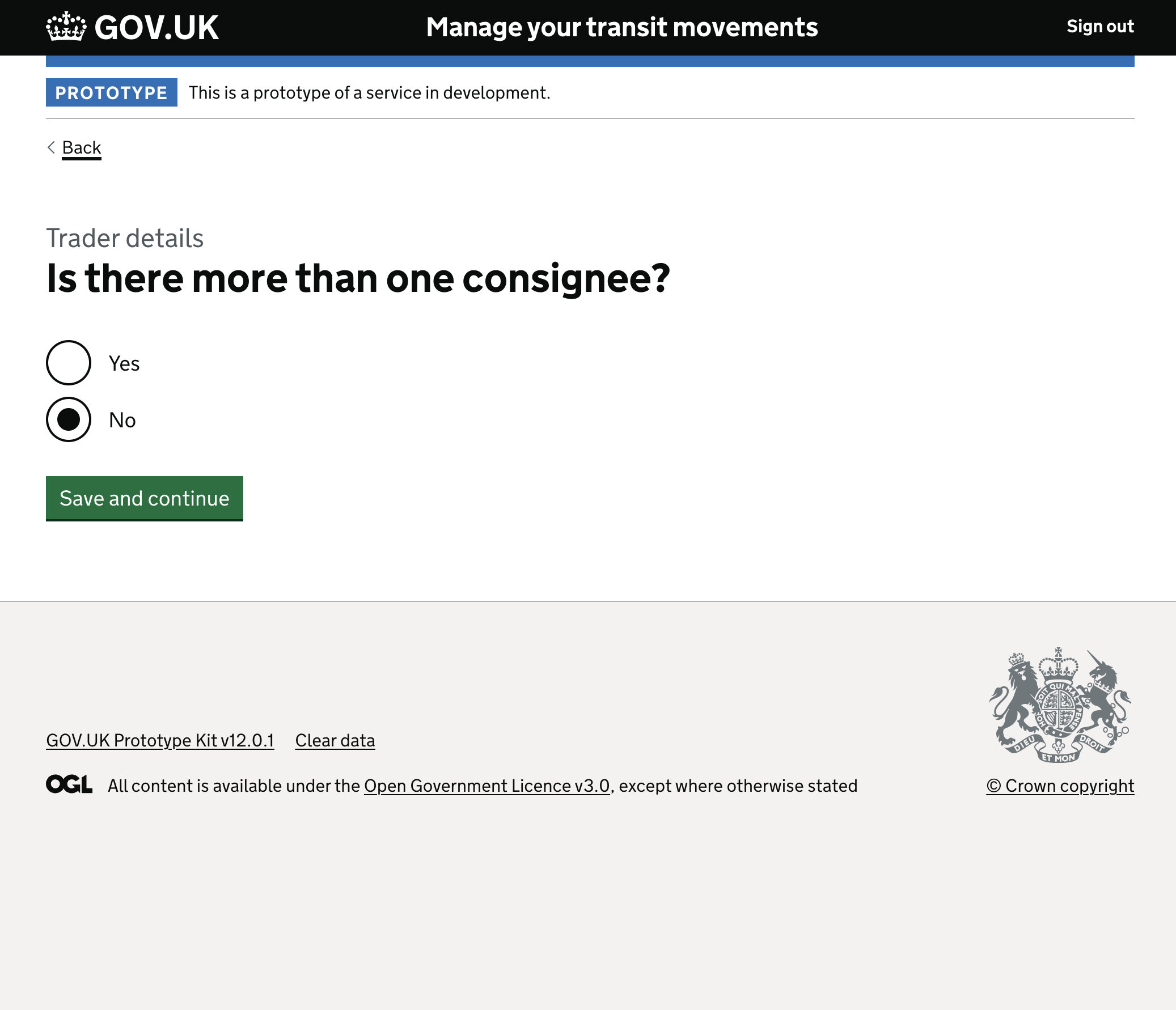 Is there more than one consignee?